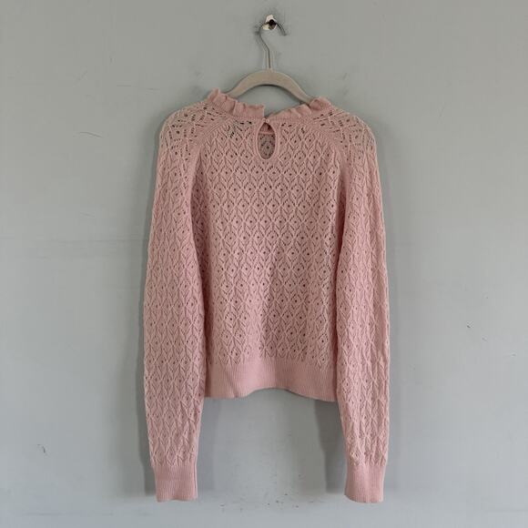Maje Pink Crew Neck Sweater - Picture 4 of 7